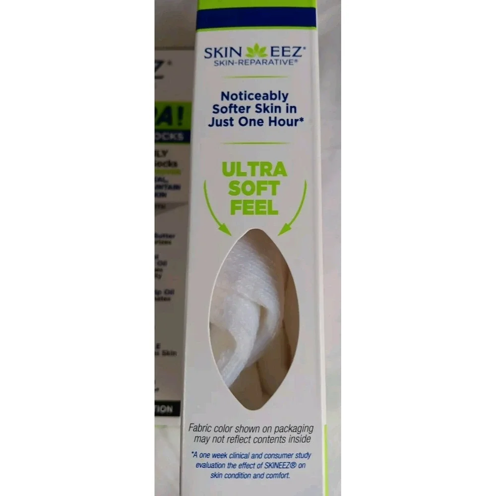 Skin Eez Unisex Skin Reparative Adv.‎ Healing Diabetic Socks Moisturizing L/XL